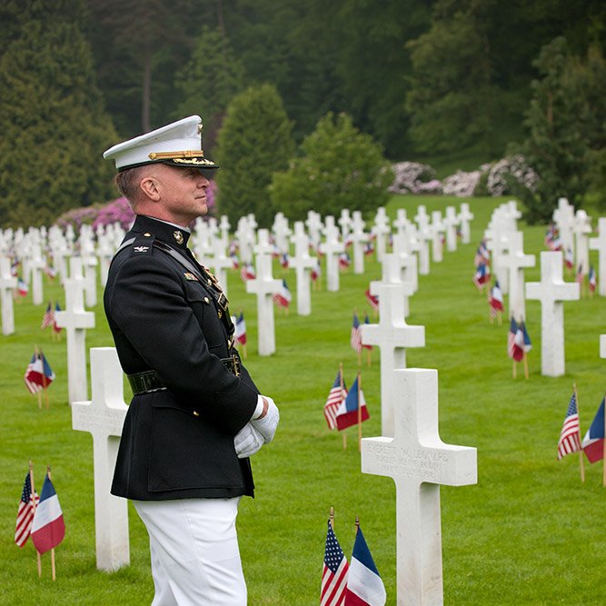 Cimetière militaire Américain de Belleau - 2016 © Rémy SALAÜN - Tous droits réservés