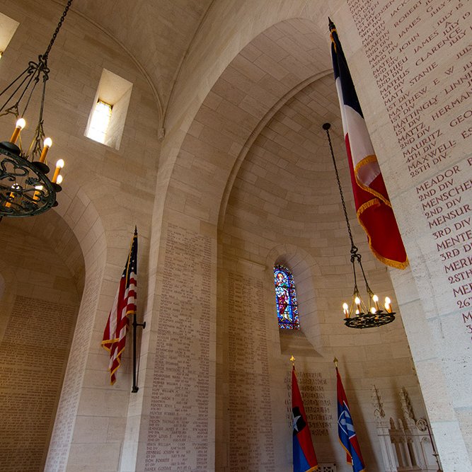 Chapelle du cimetière militaire Américain de Belleau © Rémy SALAÜN - Tous droits réservés